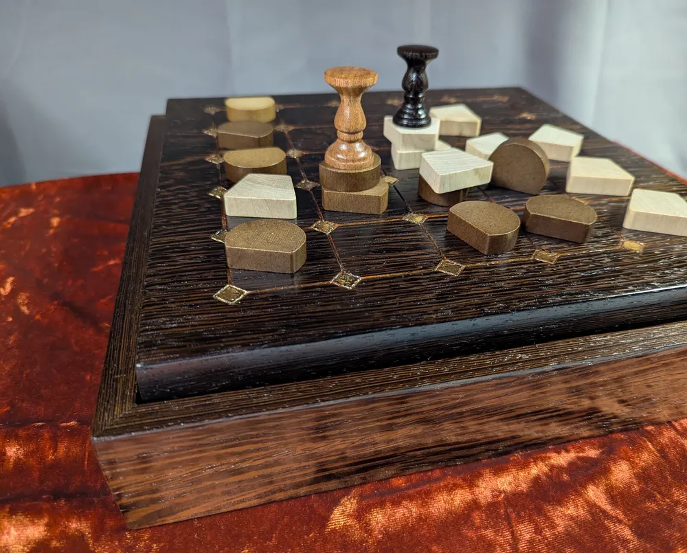 Exotic wood boxed Tak set, photo 11 of 14